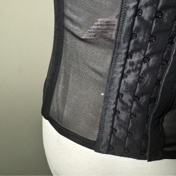 La vie en rose black corset lace up 34C goth Fairycore coquette - Picture 5 of 7